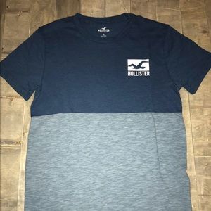 Multicolored Blue Hollister T-Shirt